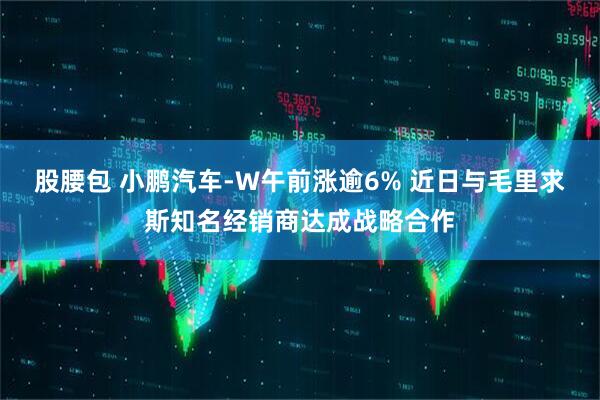 股腰包 小鹏汽车-W午前涨逾6% 近日与毛里求斯知名经销商达成战略合作